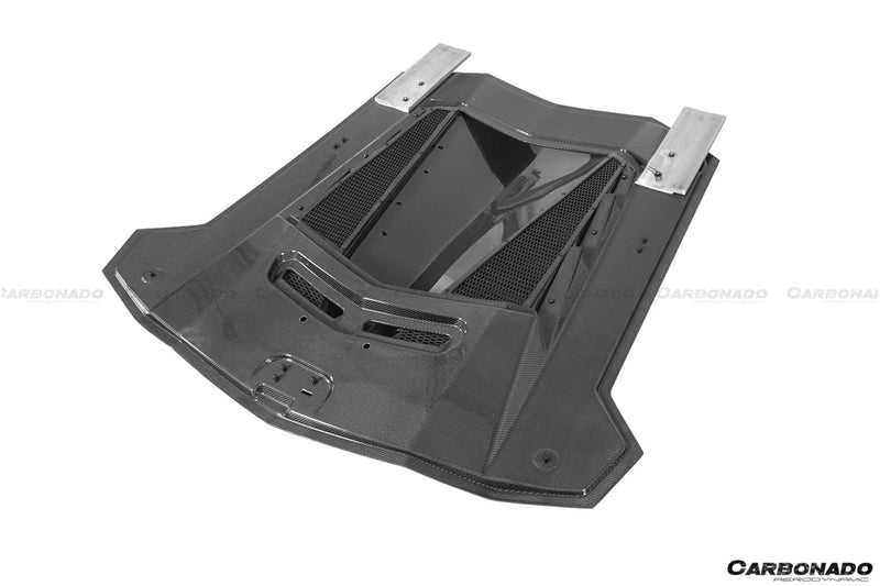 2011-2016 Lamborghini Aventador LP700 LP740 Coupe DC Style Carbon Fiber Engine Trunk