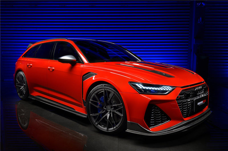 2019-2022 Audi RS6 Avant C8 BKSS Style Front Lip