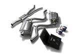 ARMYTRIX Stainless Steel Valvetronic Catback Exhaust System Dual Blue Coating Tips Ford Mustang 2.3L EcoBoost 2015-2022