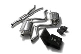 ARMYTRIX Stainless Steel Valvetronic Catback Exhaust System Dual Matte Black Tips Ford Mustang 2.3L EcoBoost 2015-2022