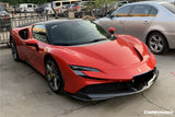 2020-UP Ferrari SF90 Stradale OE Style Autoclave Carbon Fiber Front Lip