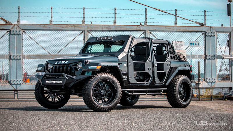 LB-WORKS FAIRLINE Jeep Wrangler (JL)Body kit (For UNLIMITED SAHARA and UNLIMITED RUBICON)(FRP)