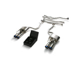 ARMYTRIX Stainless Steel Valvetronic Exhaust System Quad Blue Coated Tips Lexus IS200T | IS300 2.0T I4 2015+