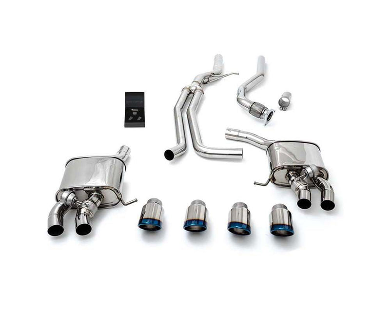 ARMYTRIX Stainless Steel Valvetronic Exhaust System w/Quad Blue Coated Tips Porsche Macan 2.0T Facelift 2019+
