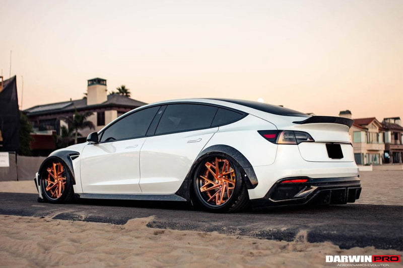 2021-UP Tesla Model 3 IMP Performance Partial Carbon Fiber Rear Bumper