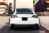 2021-UP Tesla Model 3 IMP Performance Partial Carbon Fiber Rear Bumper