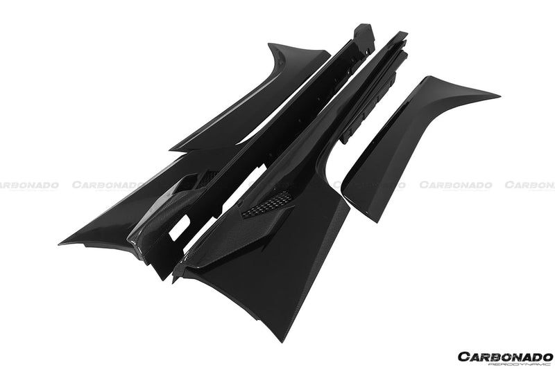 2015-2019 Ferrari 488 GTB/Spyder MSY Style Side Skirts