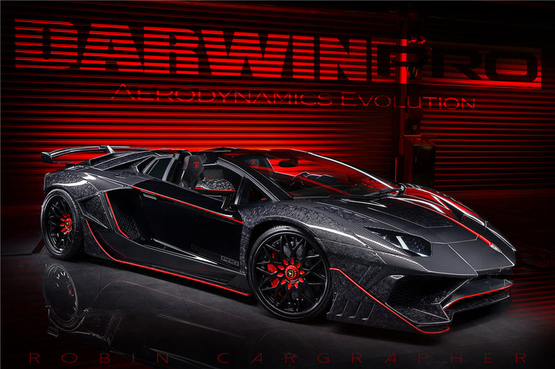2011-2016 Lamborghini Aventador LP700 Coupe SV-BKSSII Style Wide body Carbon Fiber Aero Full Kit