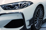 2018-2022 BMW 8 Series G14 Convertible/G15 Coupe/G16 4DR-Gran Coupe 840/850 IMP Style Carbon Fiber Front Bumper Canards
