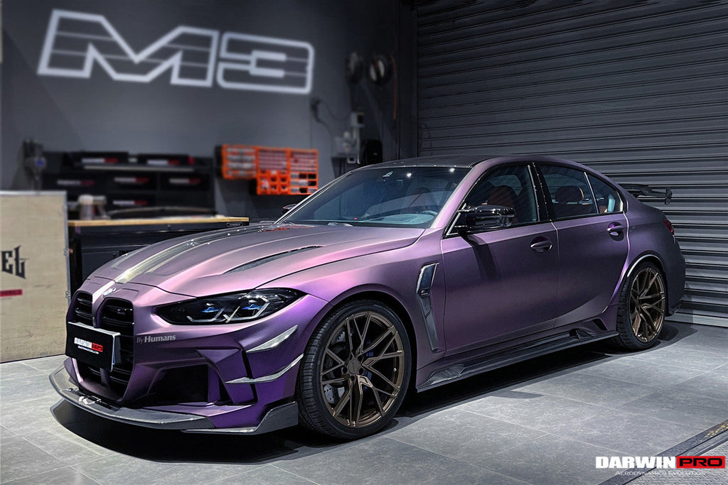 2021-UP BMW M3 G80 BKSSII Style Front Bumper and Front Fender and Side Skirts
