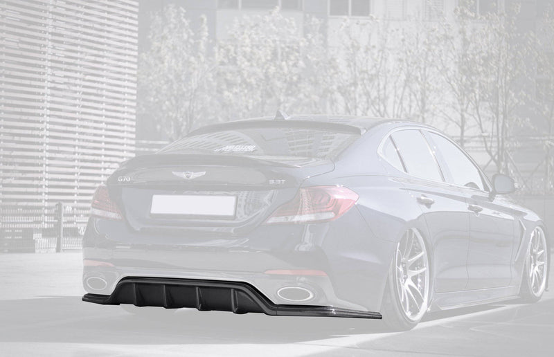 GENESIS G70 3.3T CARBON FIBER REAR DIFFUSER V1