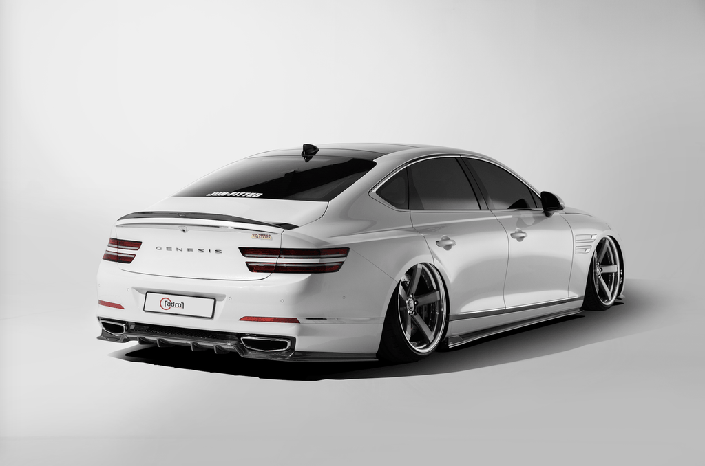2021 GENESIS G80 RG3 CARBON FIBER REAR DIFFUSER LTMOTORWERKS
