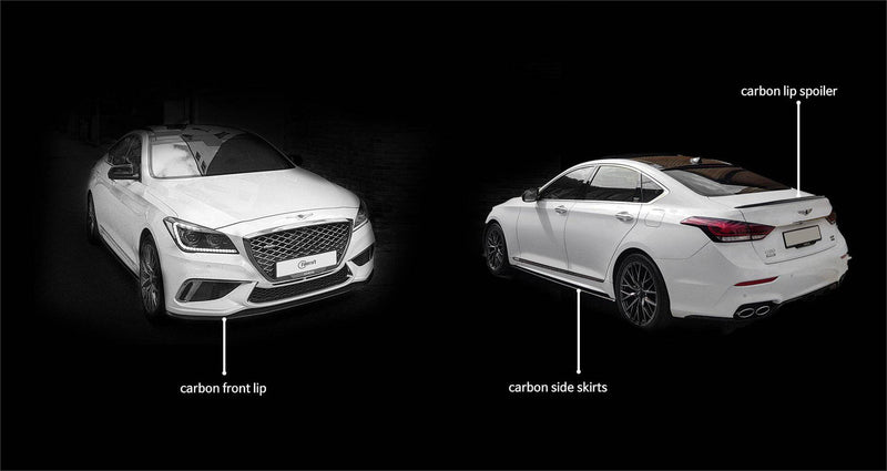 GENESIS G80 (DH) CARBON FIBER FRONT LIP