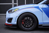 HYUNDAI VELOSTER TURBO AND N CARBON FIBER FRONT LIP V1