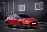 HYUNDAI VELOSTER TURBO AND N CARBON FIBER FRONT LIP V1