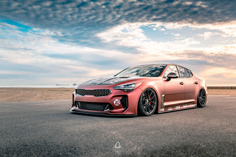KIA STINGER CARBON FIBER FRONT LIP V1