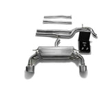 ARMYTRIX Stainless Steel Valvetronic Exhaust System Dual Chrome Silver Tips Audi RS3 (8V) Sportback OPF 2019-2020