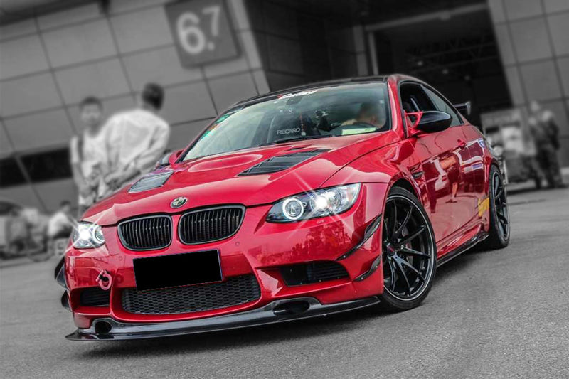 2008-2012 BMW M3 E90/E92/E93 KA Style Carbon Fiber Canards
