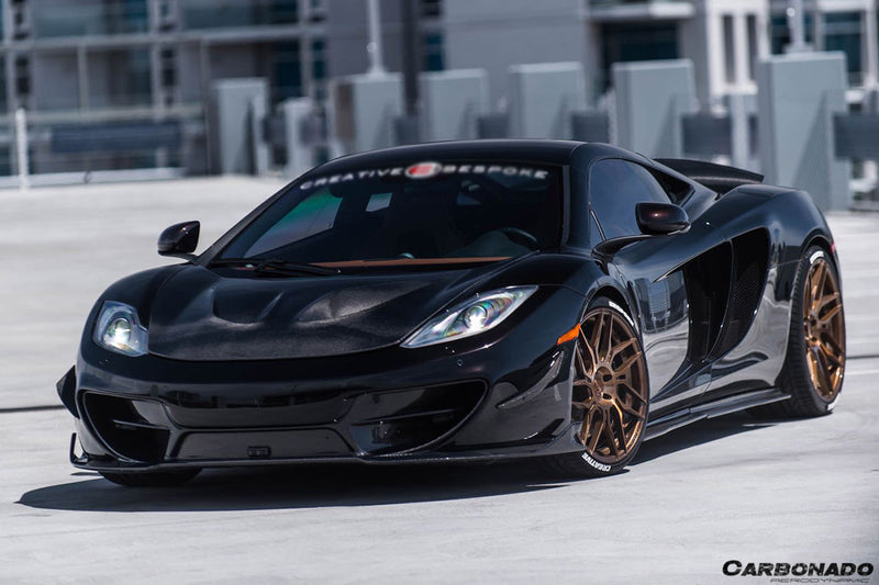 2011-2015 McLaren MP4 12C 650S RZS Style Carbon Fiber Side Skirts