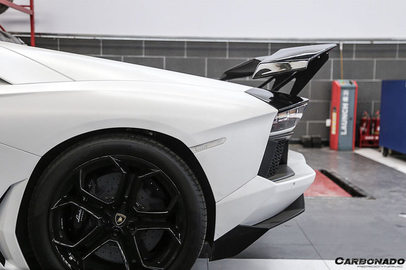 2011-2021 Lamborghini Aventador LP700 LP740 Coupe/Roadster RZS Style Carbon Fiber Trunk Spoiler