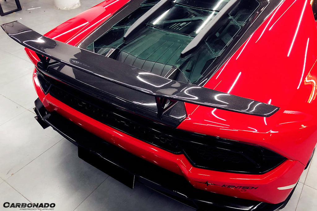 2015-2020 Lamborghini Huracan LP610/LP580 VRS Style Carbon Fiber Trunk Spoiler