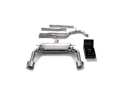 ARMYTRIX Stainless Steel Valvetronic Exhaust System Dual Chrome Silver Tips Audi RS3 (8V) Sedan OPF 2019-2020