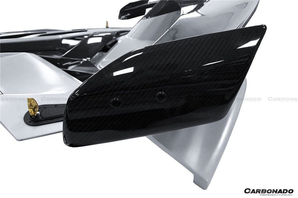 2011-2021 Lamborghini Aventador LP700 LP740 LP750 Coupe/Roadster SVJ Style Part DRY Carbon Fiber Engine Hood And Wing