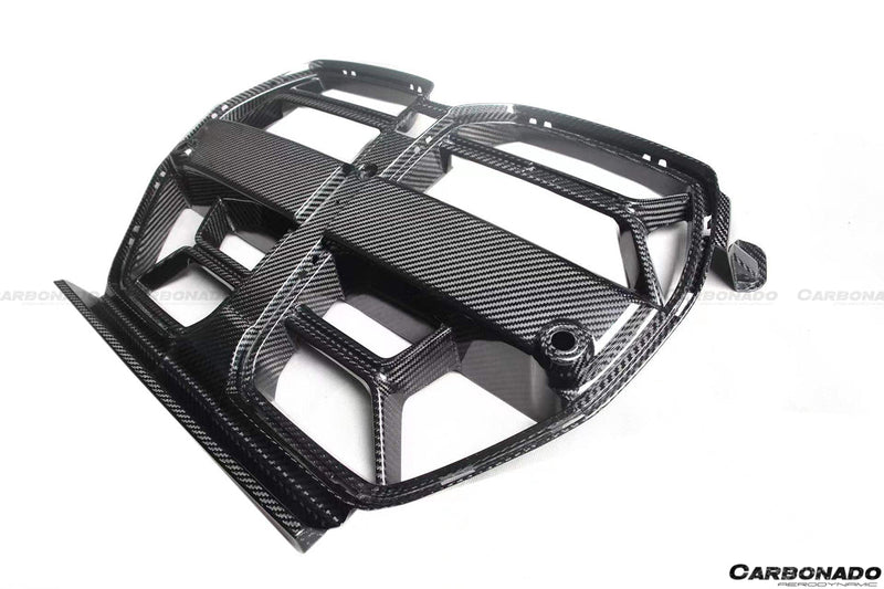 2021-UP BMW M3 G80 M4 G82/G83 OD Style DRY Carbon Fiber Gril (NO ACC)