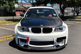 2008-2013 BMW 1 Series E82 E88 1M RZ Style Carbon FIber Hood