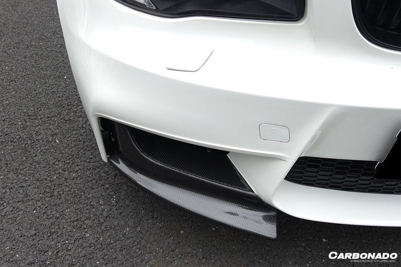 2008-2013 BMW 1M AF Style Carbon Fiber Front Lip Spiliter