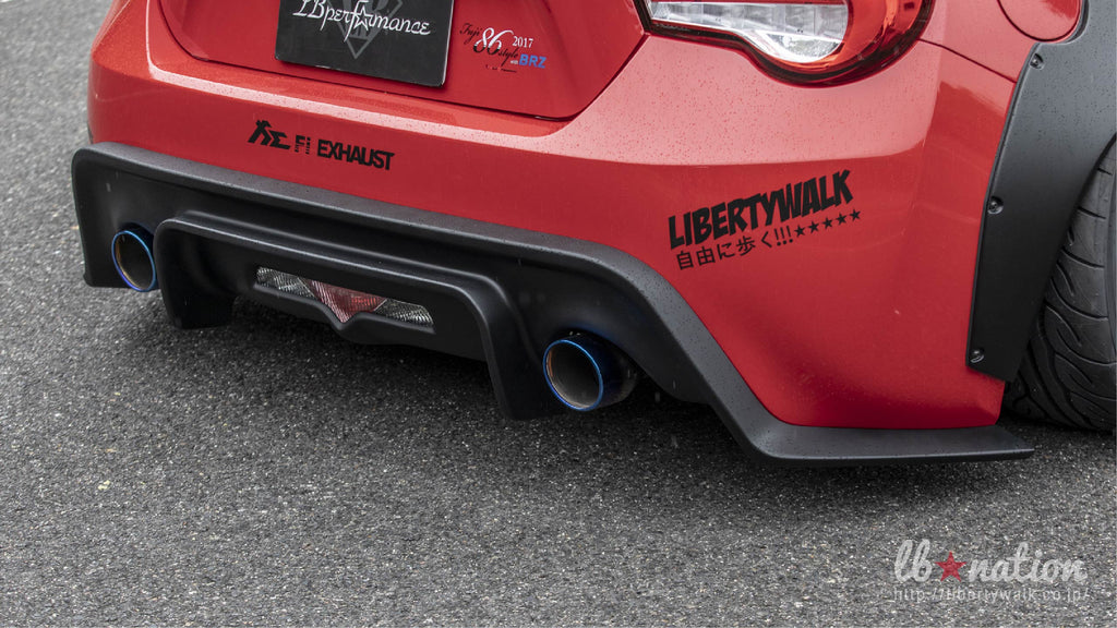 lb★nation TOYOTA 86 / SUBARU BRZ WORKS Lip type ver.1 complete body kit ...