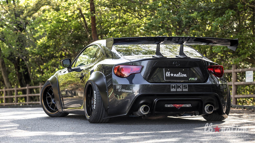 lb★nation TOYOTA 86 / SUBARU BRZ WORKS Lip type ver.1 complete body kit ...