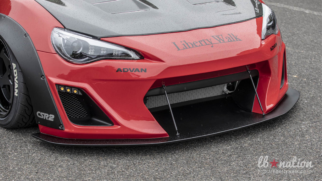 lb★nation TOYOTA 86 / SUBARU BRZ WORKS Lip type ver.2 complete body kit ...