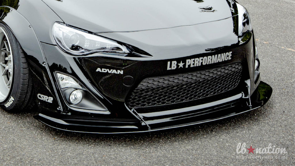 lb★nation TOYOTA 86 / SUBARU BRZ WORKS Lip type ver.2 complete body kit ...