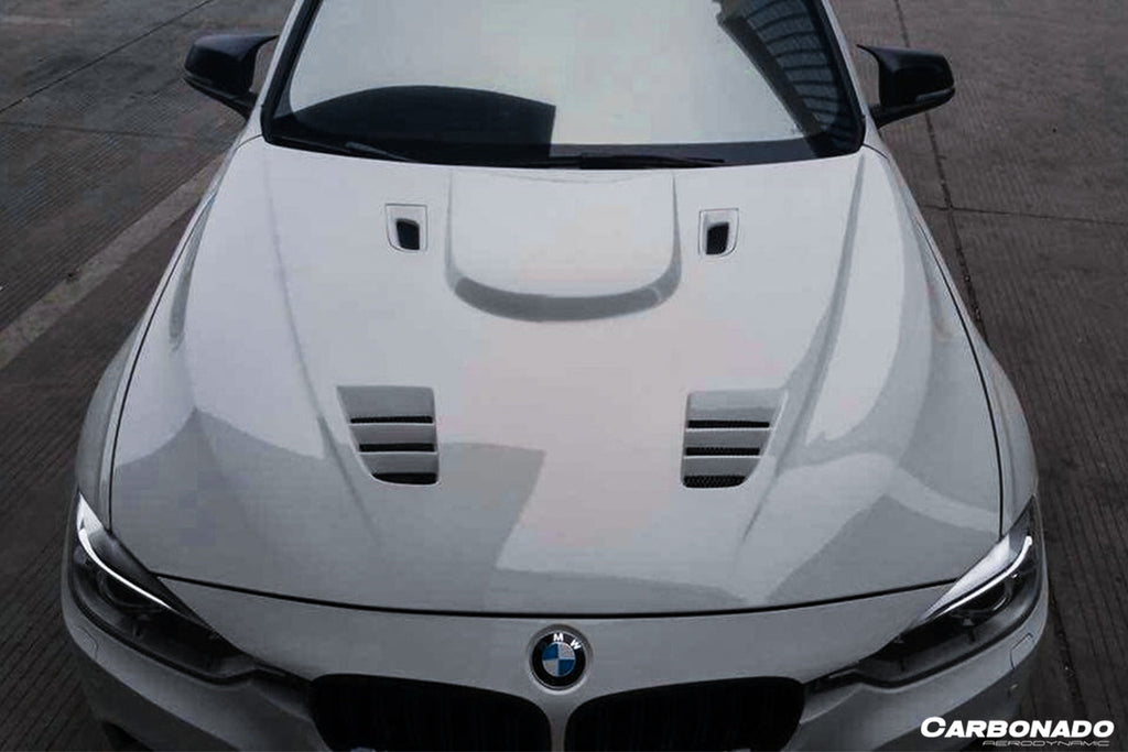 2013-2019 BMW 3 Series F30 F35 RZ Style Carbon Fiber Hood
