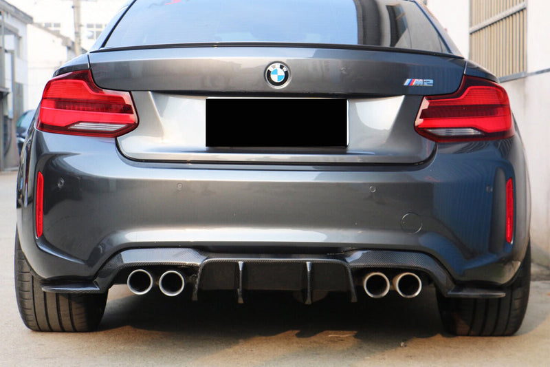 2016-2020 BMW M2 F87 VRS Style Carbon FIber Rear Lip