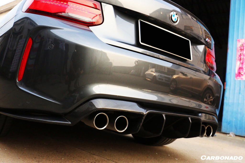 2016-2020 BMW M2 F87 VRS Style Carbon FIber Rear Lip
