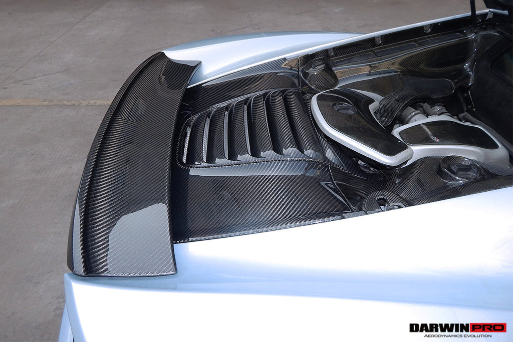 2011-2017 McLaren 650s/MP4 12C Autoclave Carbon Fiber Armadillo Engine Cover Repalcement