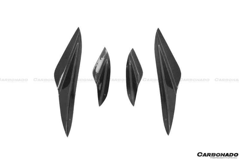 2008-2012 BMW M3 E90/E92/E93 KA Style Carbon Fiber Canards